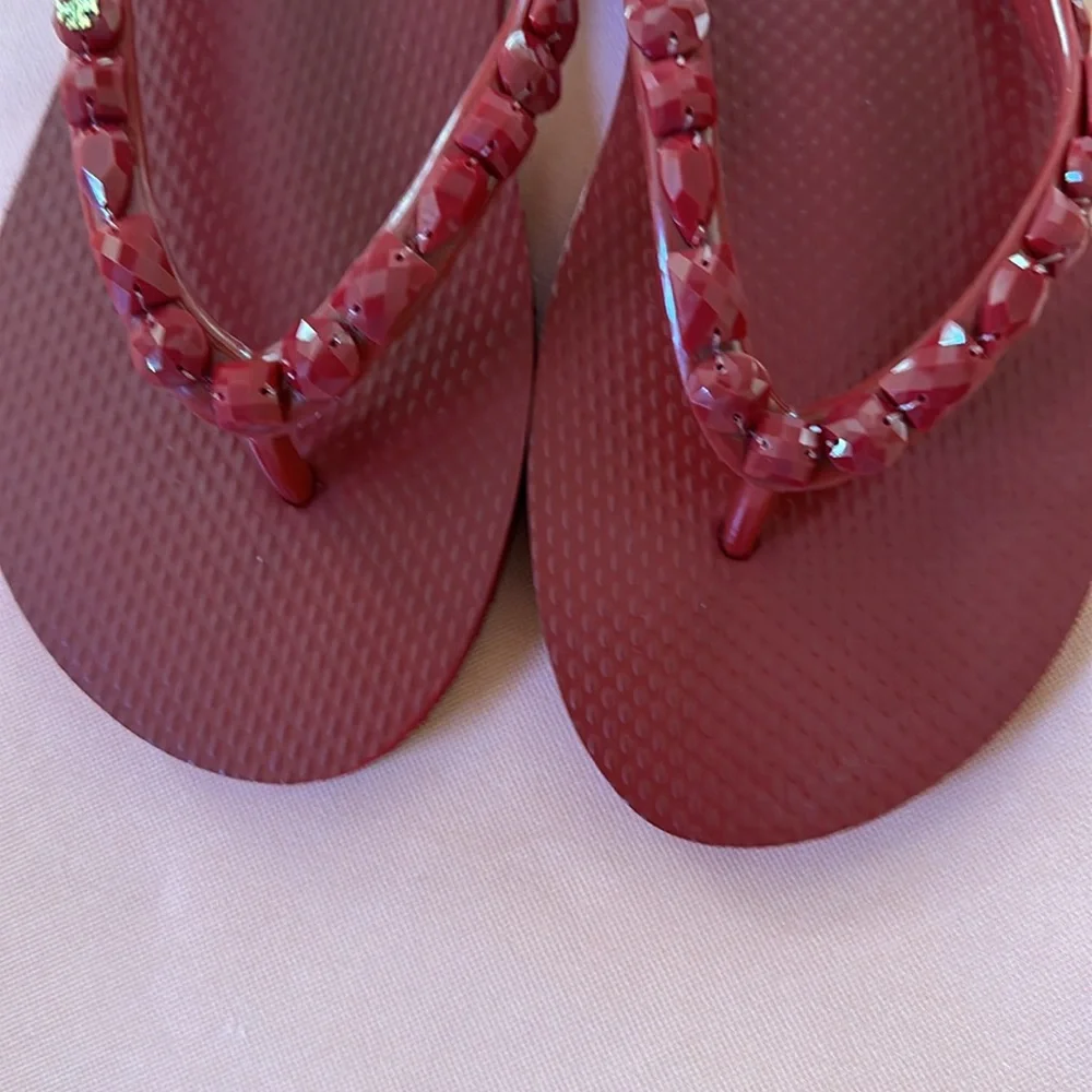 New Tory Burch Sandals. Red. Size 8.